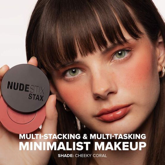 NUDESTIX STAX BLUSH BALM - CHEEKY CORAL